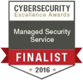 Cybersecurity Excellence Awards 2016 finalist, Managed Security Service