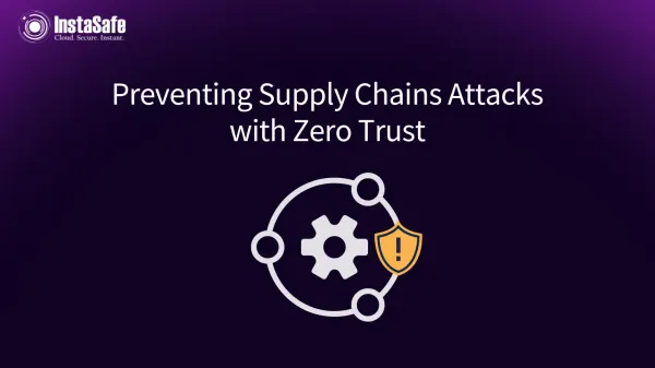 Preventing Supply Chains Attacks with Zero Trust