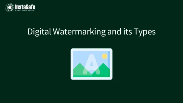 Digital Watermarking and its Types